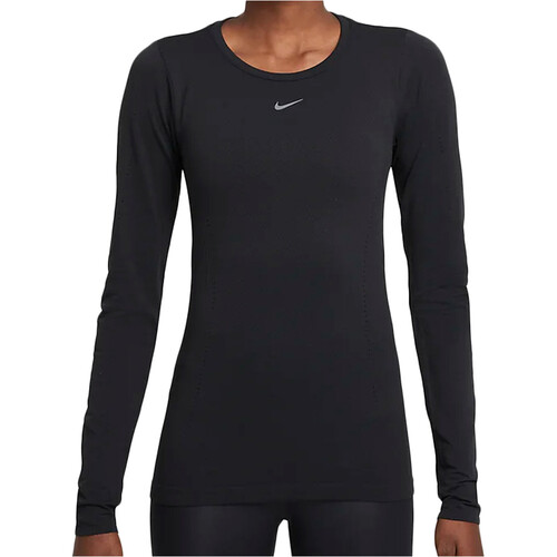 NIKE W NK DFADV AURA SLIM LS TOP negro