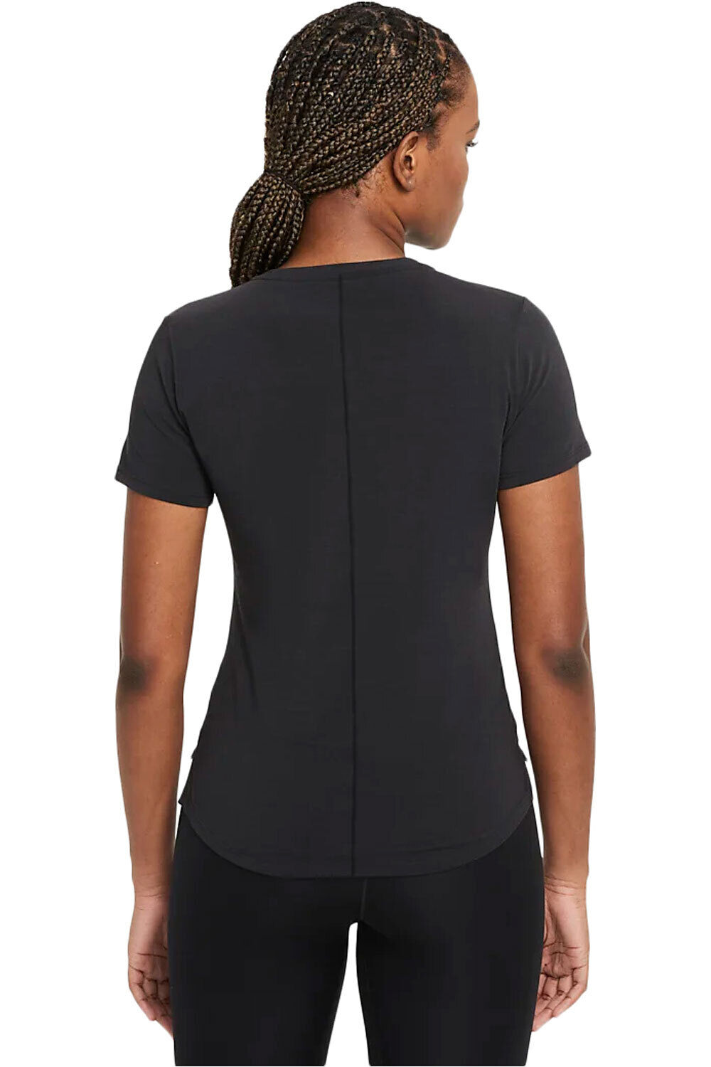 Nike camisetas fitness mujer Nike W NK ONE LUXE DF SS STD TOP vista trasera Nike camisetas fitness mujer Nike W NK ONE LUXE DF SS STD TOP vista trasera