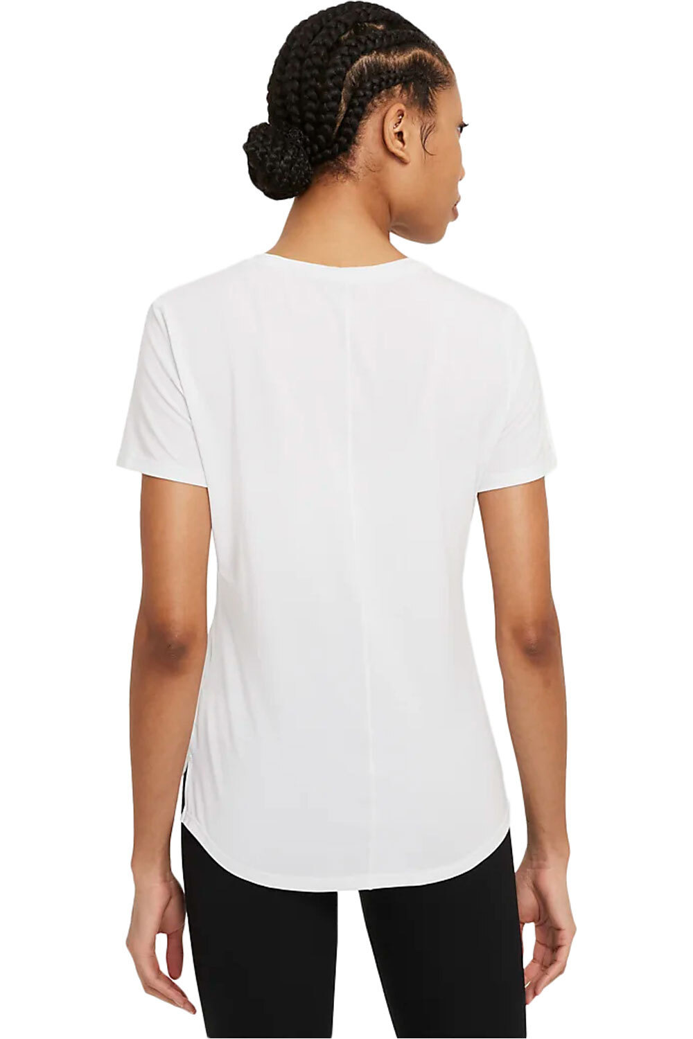 Nike camisetas fitness mujer Nike W NK ONE LUXE DF SS STD TOP vista trasera Nike camisetas fitness mujer Nike W NK ONE LUXE DF SS STD TOP vista trasera