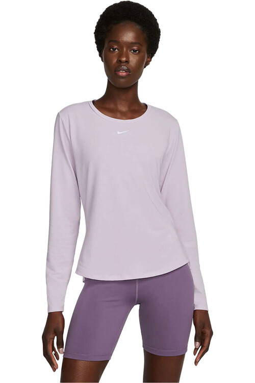 NIKE W NK ONE LUXE DF LS STD TOP rosa