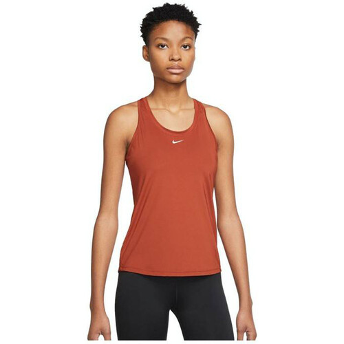 NIKE W NK ONE DF SLIM TANK rojo