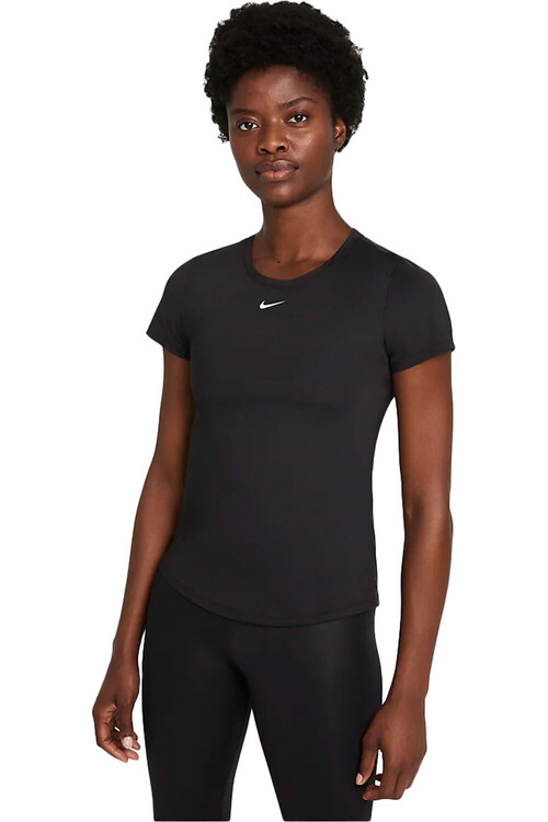 NIKE W NK ONE DF SS SLIM TOP negro