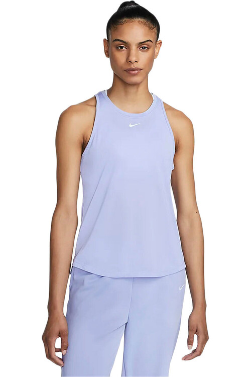 NIKE W NK ONE DF STD TANK morado