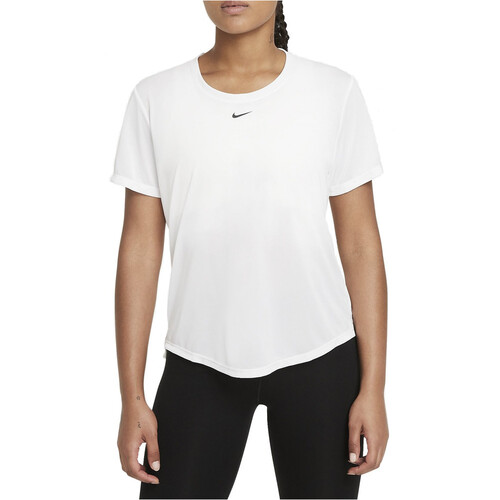NIKE W NK ONE DF SS STD TOP blanco
