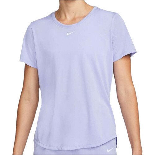 NIKE W NK ONE DF SS STD TOP morado