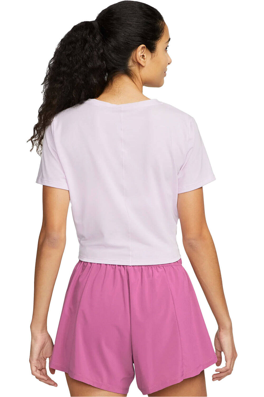 Nike camisetas fitness mujer Nike W NK ONE LUXE DF SS STD TW TP vista trasera Nike camisetas fitness mujer Nike W NK ONE LUXE DF SS STD TW TP vista trasera