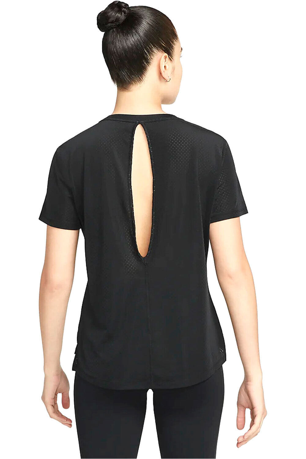 Nike camisetas fitness mujer Nike W NK ONE DF BREATHE STD SS TOP vista trasera Nike camisetas fitness mujer Nike W NK ONE DF BREATHE STD SS TOP vista trasera