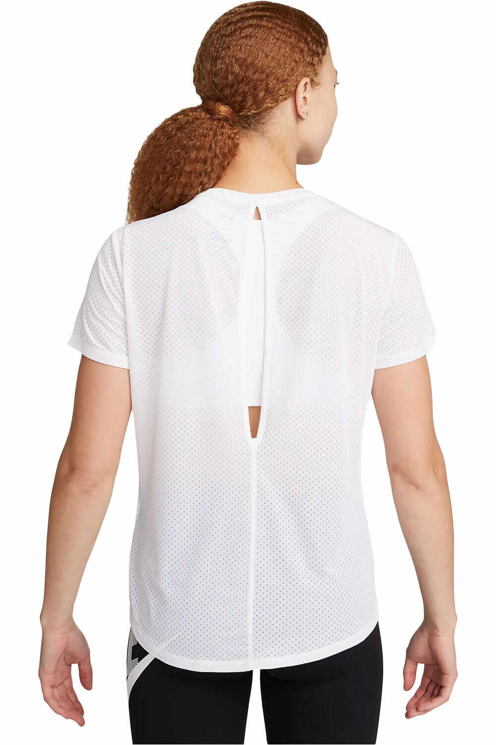 Nike camisetas fitness mujer Nike W NK ONE DF BREATHE STD SS TOP vista trasera Nike camisetas fitness mujer Nike W NK ONE DF BREATHE STD SS TOP vista trasera