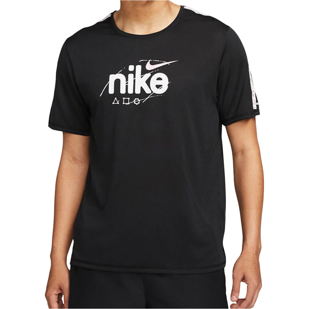 Nike camiseta técnica manga corta hombre Nike M NK DF MILER SS DYE 05 Nike camiseta técnica manga corta hombre Nike M NK DF MILER SS DYE 05