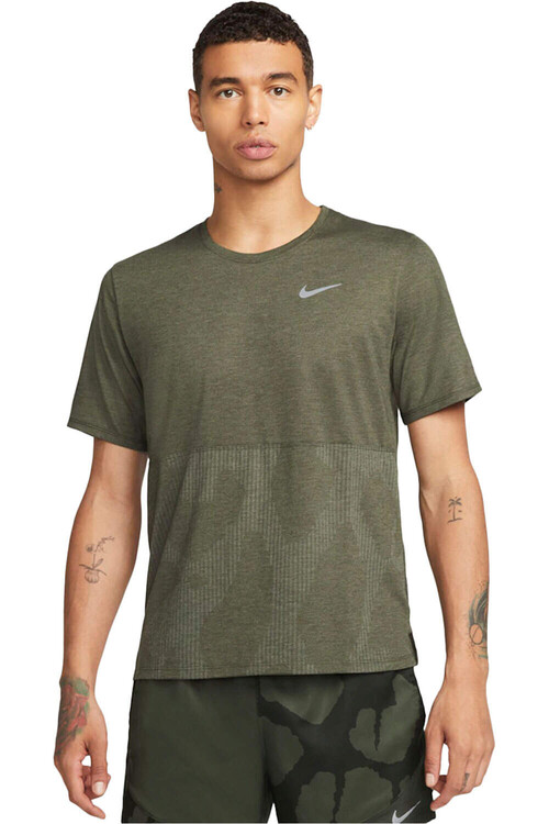 NIKE M NK DF RUN DVN CORE SS TOP verde