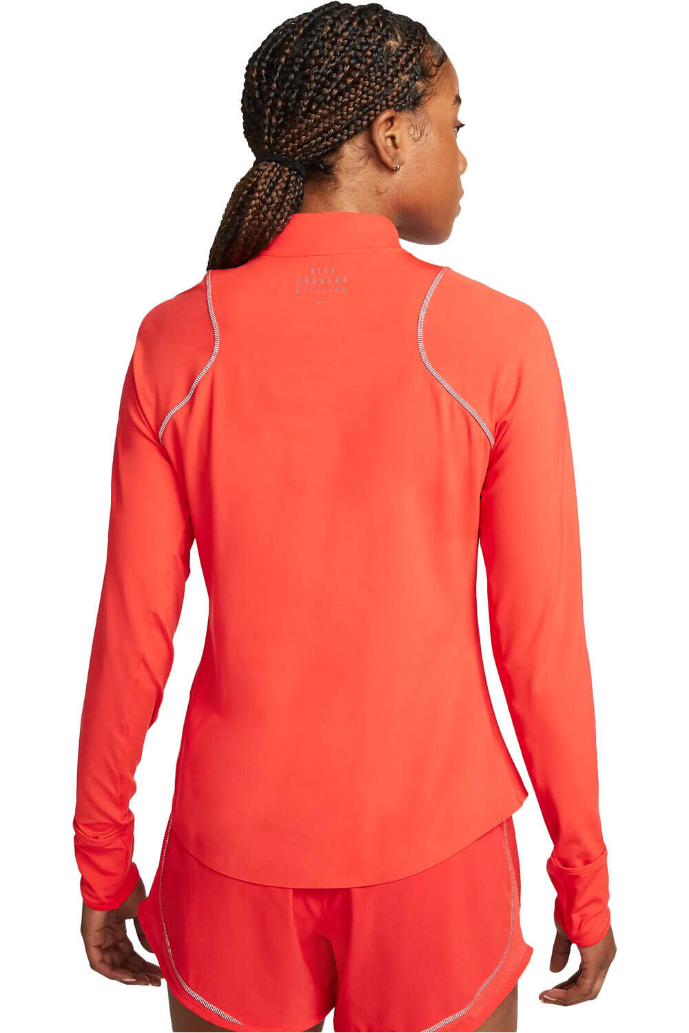 Nike CHAQUETA RUNNING MUJER Nike W NK DF RUN DVN MIDLAYER vista trasera Nike CHAQUETA RUNNING MUJER Nike W NK DF RUN DVN MIDLAYER vista trasera