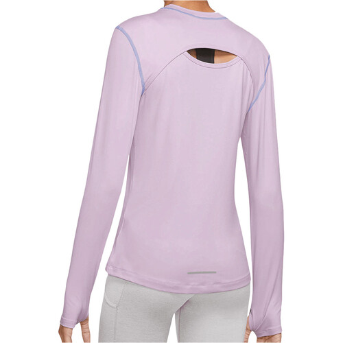NIKE W NK DF IC ELEMENT LS TOP GX rosa