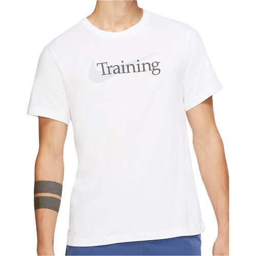 NIKE M NK DFC TEE SW TRAINING blanco