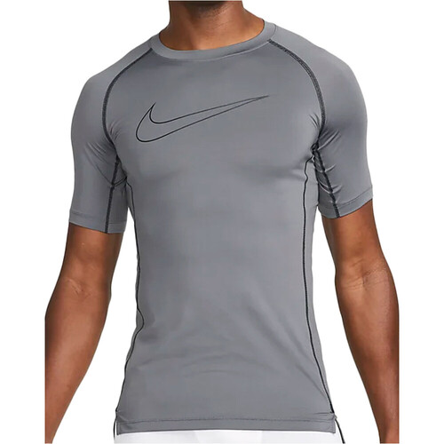 NIKE M NP DF TIGHT TOP SS gris