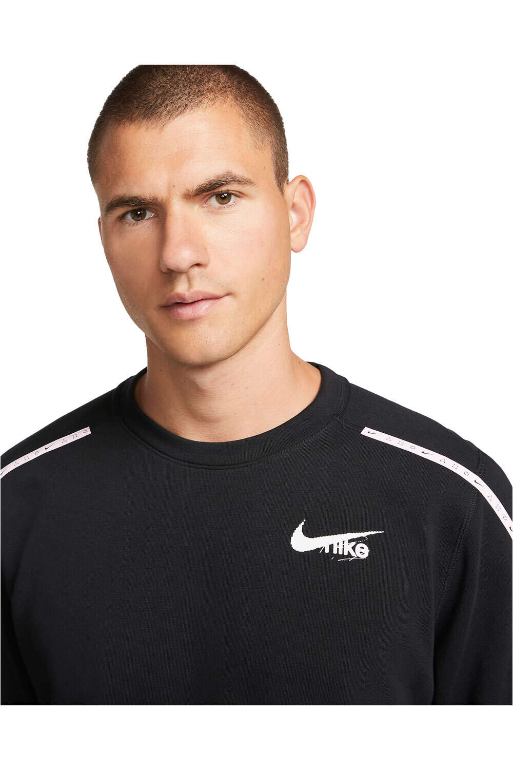 Nike camiseta fitness hombre Nike M NK DF FLC LS CREW DYE vista detalle Nike camiseta fitness hombre Nike M NK DF FLC LS CREW DYE vista detalle