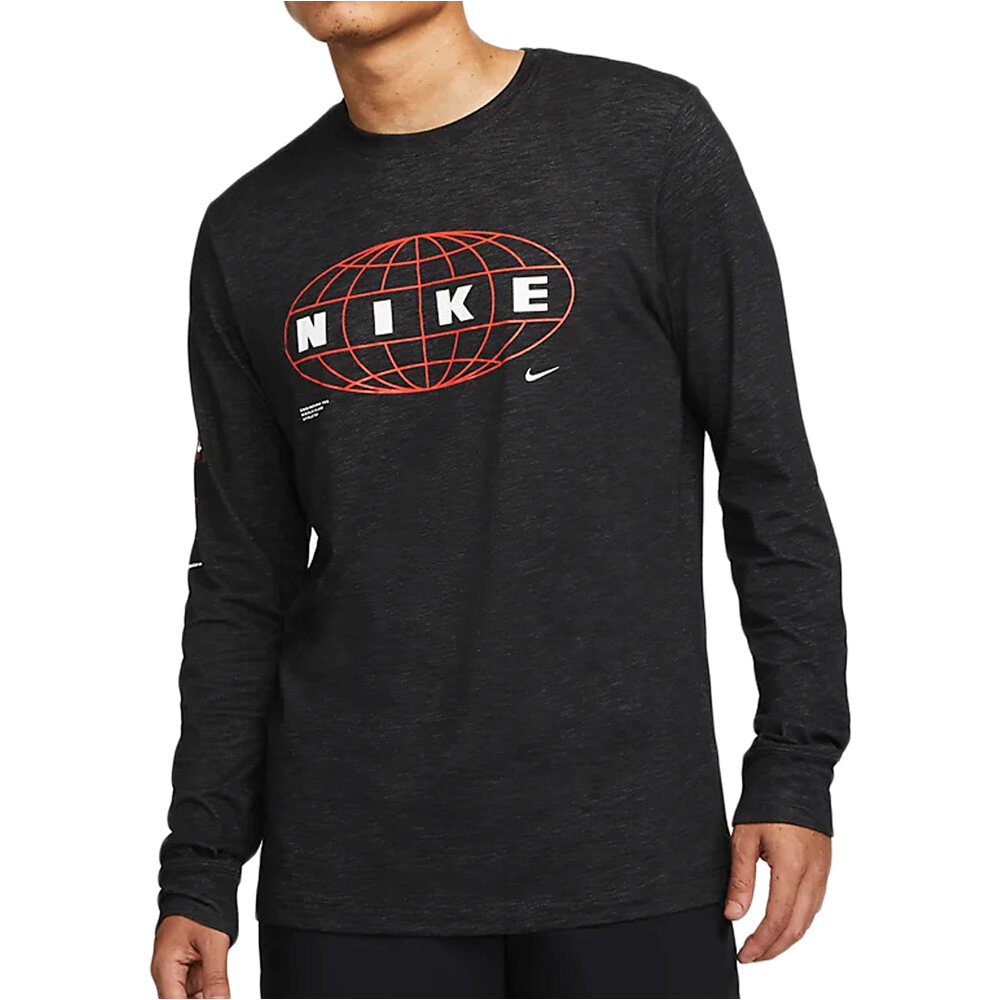 Nike camiseta fitness hombre Nike M NK DF TEE LS SLUB FH GFX 04 Nike camiseta fitness hombre Nike M NK DF TEE LS SLUB FH GFX 04