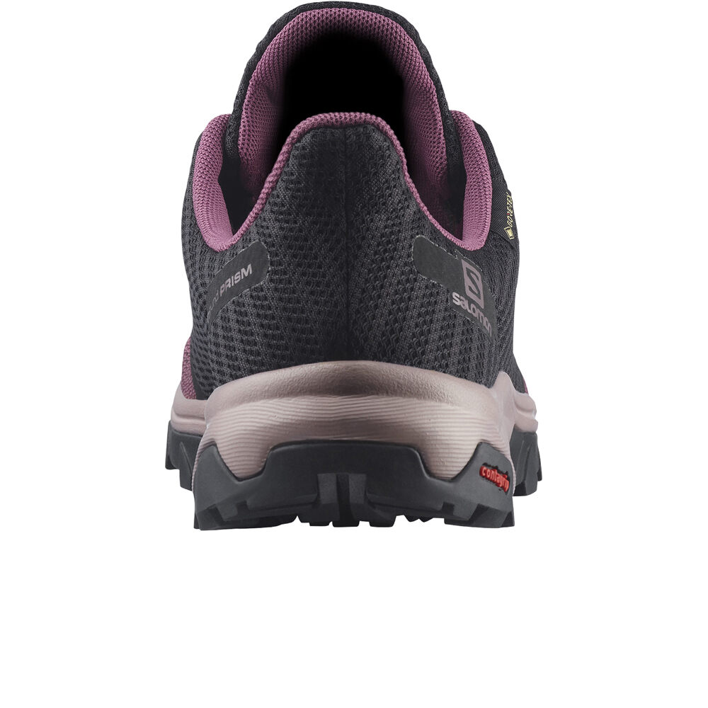 Salomon zapatilla trekking mujer Salomon OUTBOUND PRISM GTX W vista trasera Salomon zapatilla trekking mujer Salomon OUTBOUND PRISM GTX W vista trasera