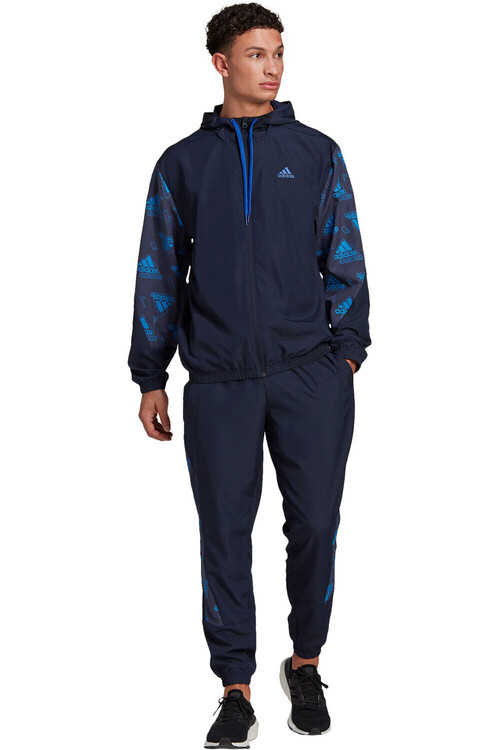 ADIDAS MTS WOV AOP azul