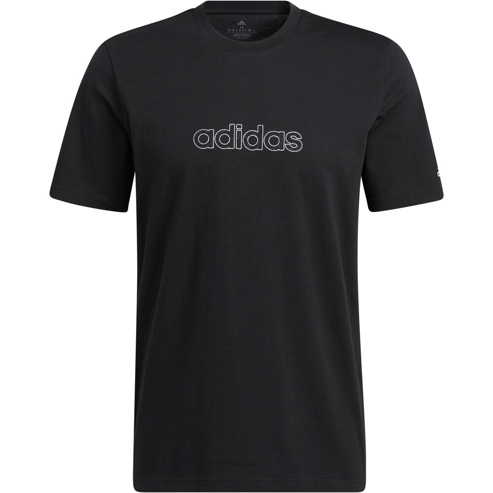 adidas camiseta manga corta hombre Adidas M EMB LIN G T vista frontal adidas camiseta manga corta hombre Adidas M EMB LIN G T vista frontal