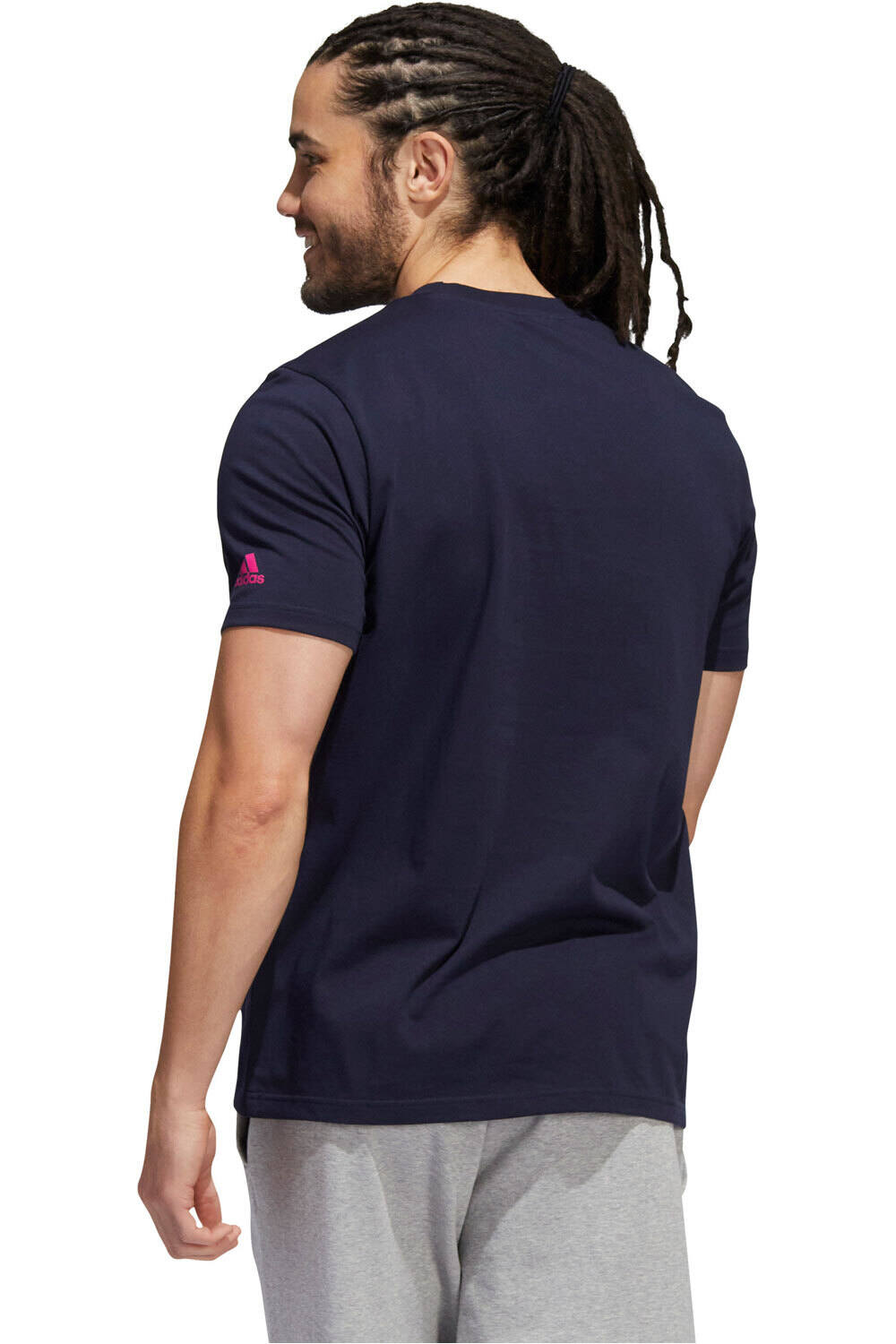 adidas camiseta manga corta hombre Adidas M EMB LIN G T vista trasera adidas camiseta manga corta hombre Adidas M EMB LIN G T vista trasera