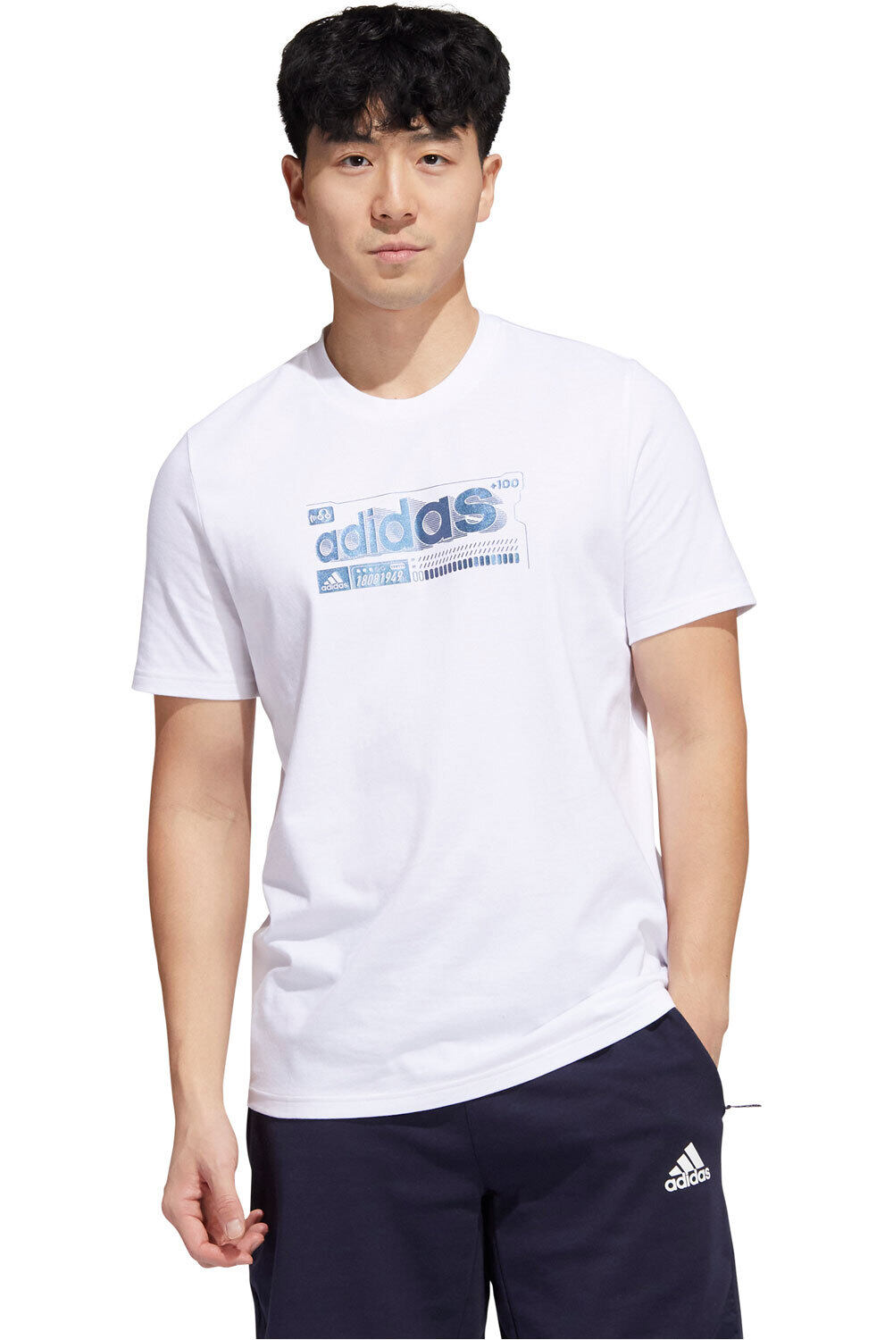 adidas camiseta manga corta hombre Adidas M CLR LINEAR T vista frontal adidas camiseta manga corta hombre Adidas M CLR LINEAR T vista frontal