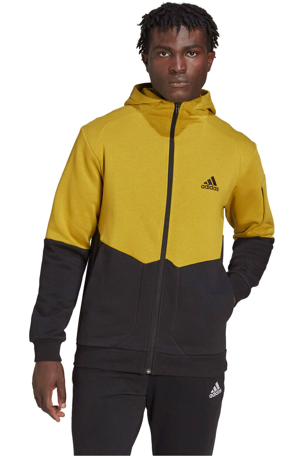 adidas sudadera hombre Adidas M E4GMDY FL FZ vista frontal adidas sudadera hombre Adidas M E4GMDY FL FZ vista frontal