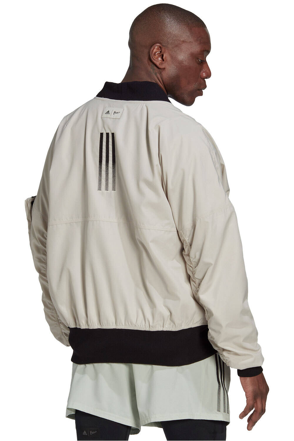 adidas chaquetas hombre Adidas M PRLY BMBR JKT vista trasera adidas chaquetas hombre Adidas M PRLY BMBR JKT vista trasera