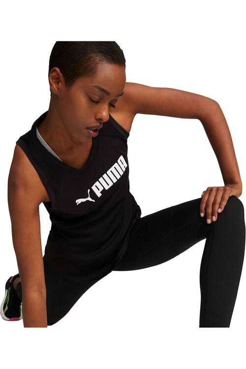 PUMA PUMA FIT LOGO TANK negro