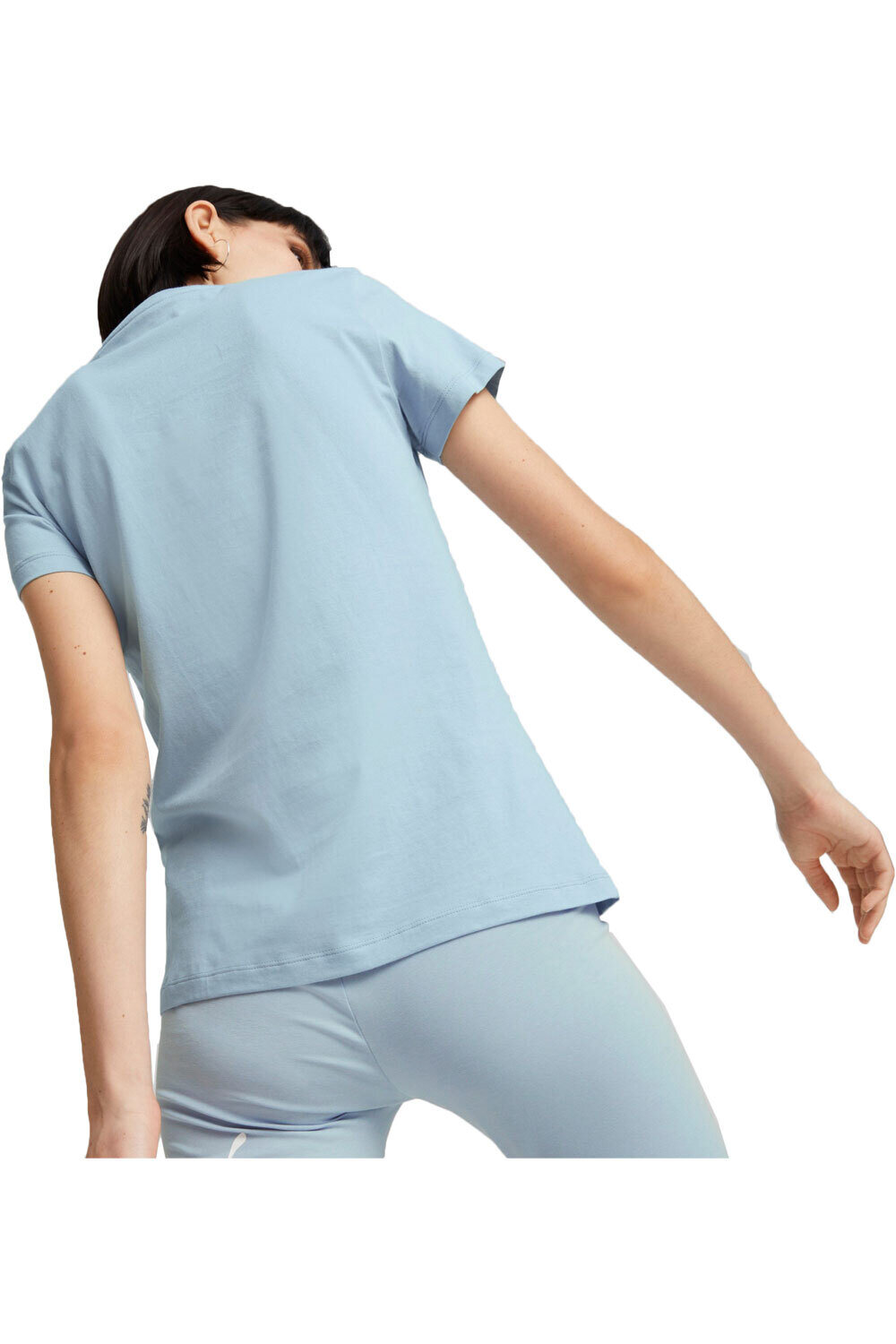 Puma camiseta manga corta mujer Puma ESS Logo Tee (s) vista trasera Puma camiseta manga corta mujer Puma ESS Logo Tee (s) vista trasera