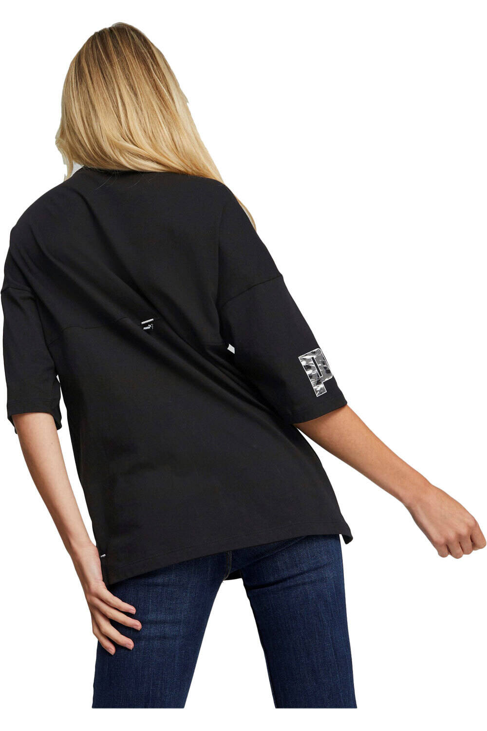 Puma camiseta manga corta mujer Puma Puma Power Safari Te vista trasera Puma camiseta manga corta mujer Puma Puma Power Safari Te vista trasera