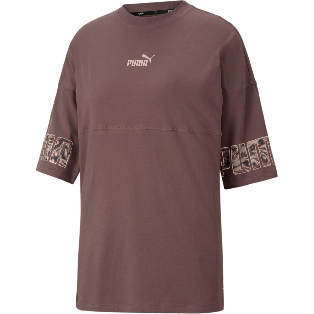 Puma camiseta manga corta mujer Puma Puma Power Safari Te vista detalle Puma camiseta manga corta mujer Puma Puma Power Safari Te vista detalle