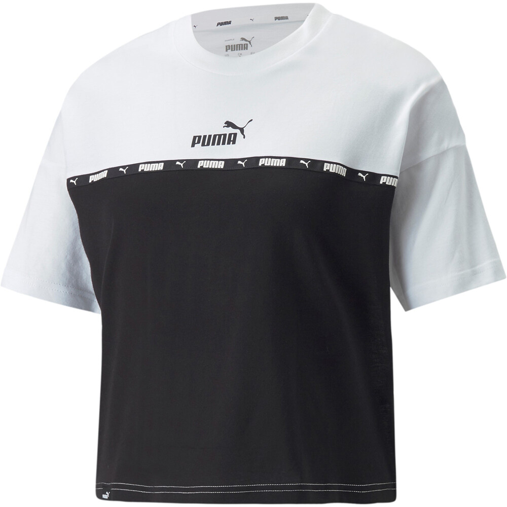 Puma camiseta manga corta mujer Puma Puma Power Tape Tee vista detalle Puma camiseta manga corta mujer Puma Puma Power Tape Tee vista detalle