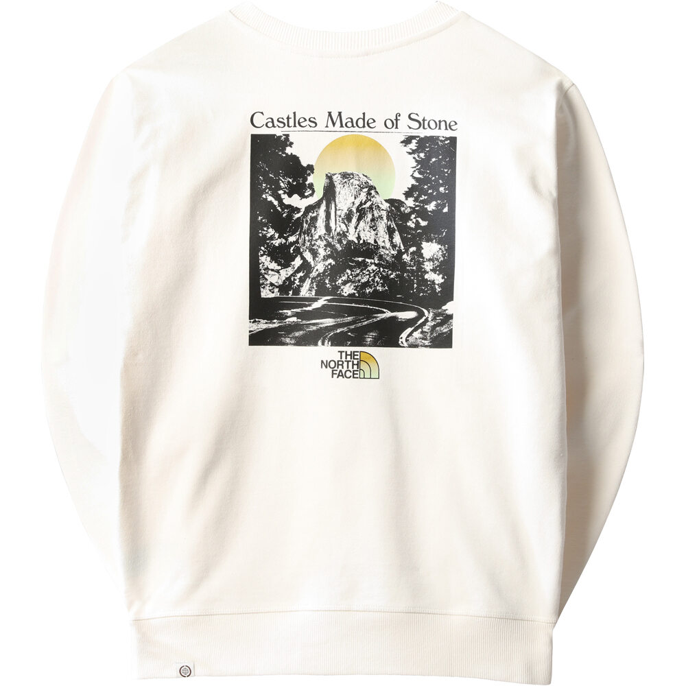 The North Face sudadera hombre The North Face M RE-GRIND CREW vista trasera The North Face sudadera hombre The North Face M RE-GRIND CREW vista trasera