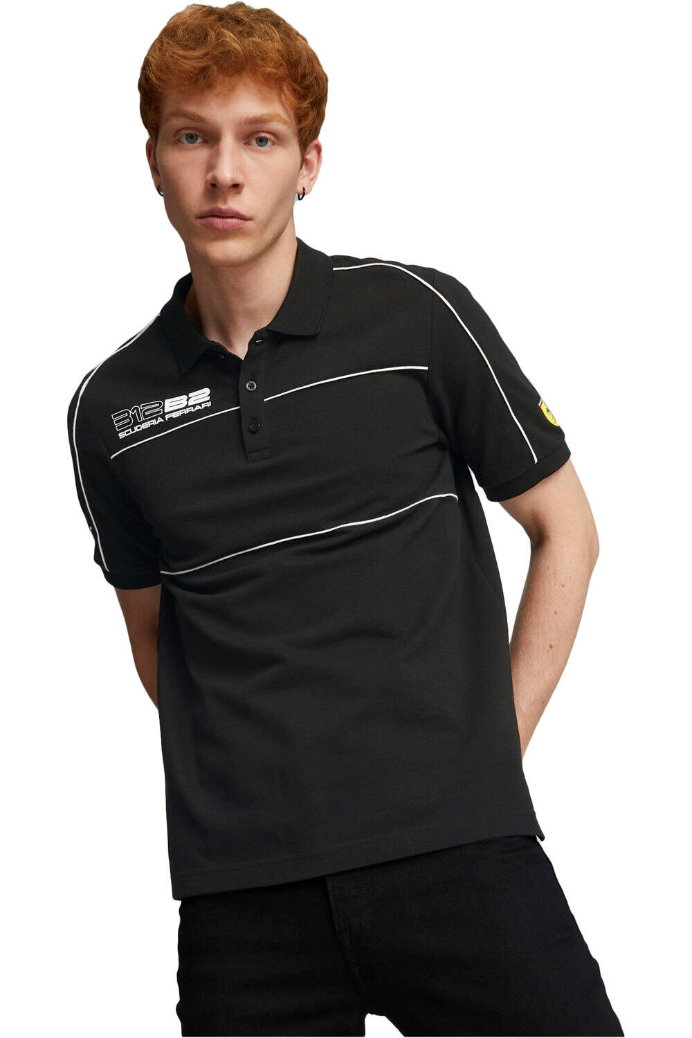 Puma polo manga corta hombre Puma Ferrari Race Polo vista frontal Puma polo manga corta hombre Puma Ferrari Race Polo vista frontal