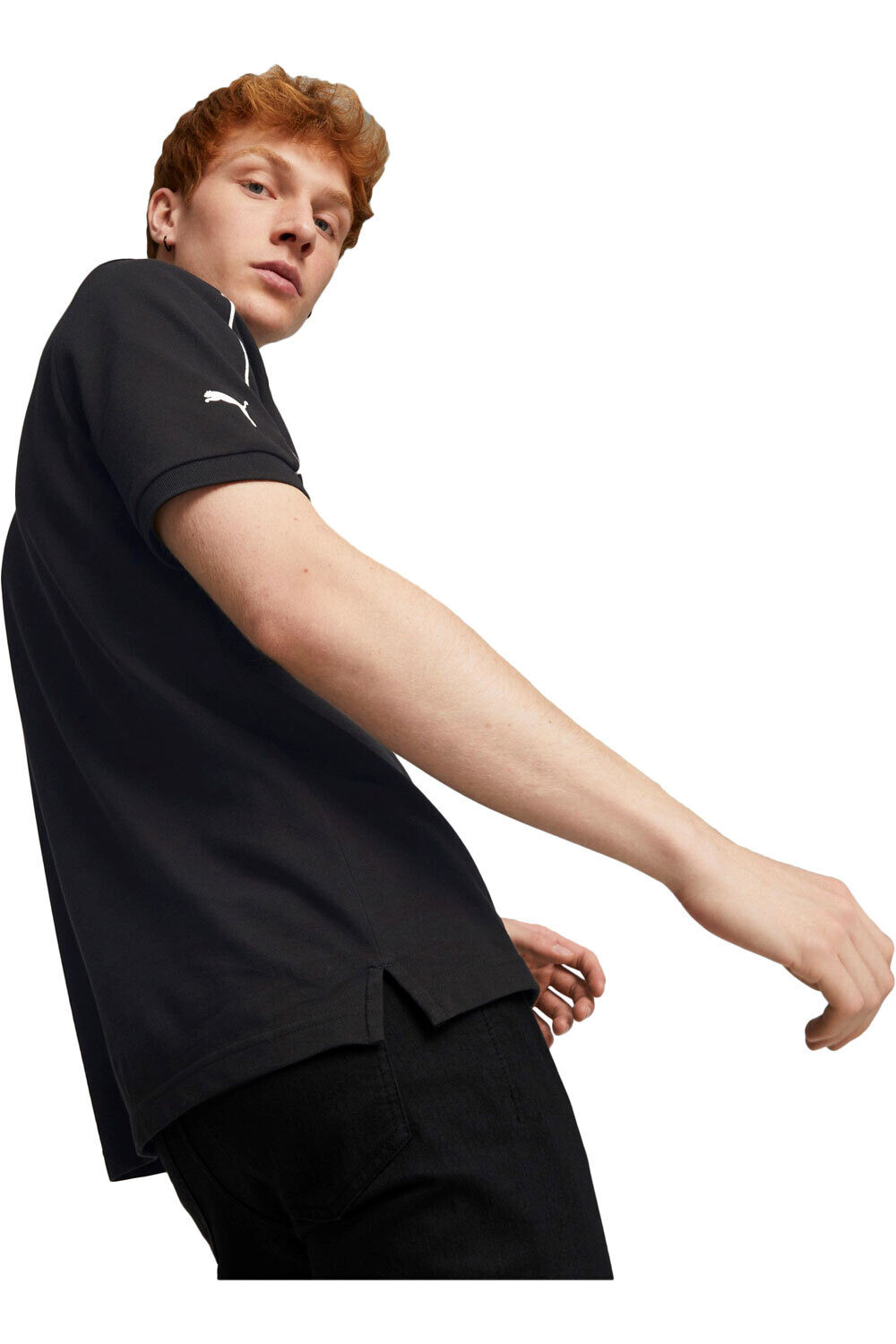 Puma polo manga corta hombre Puma Ferrari Race Polo vista trasera Puma polo manga corta hombre Puma Ferrari Race Polo vista trasera