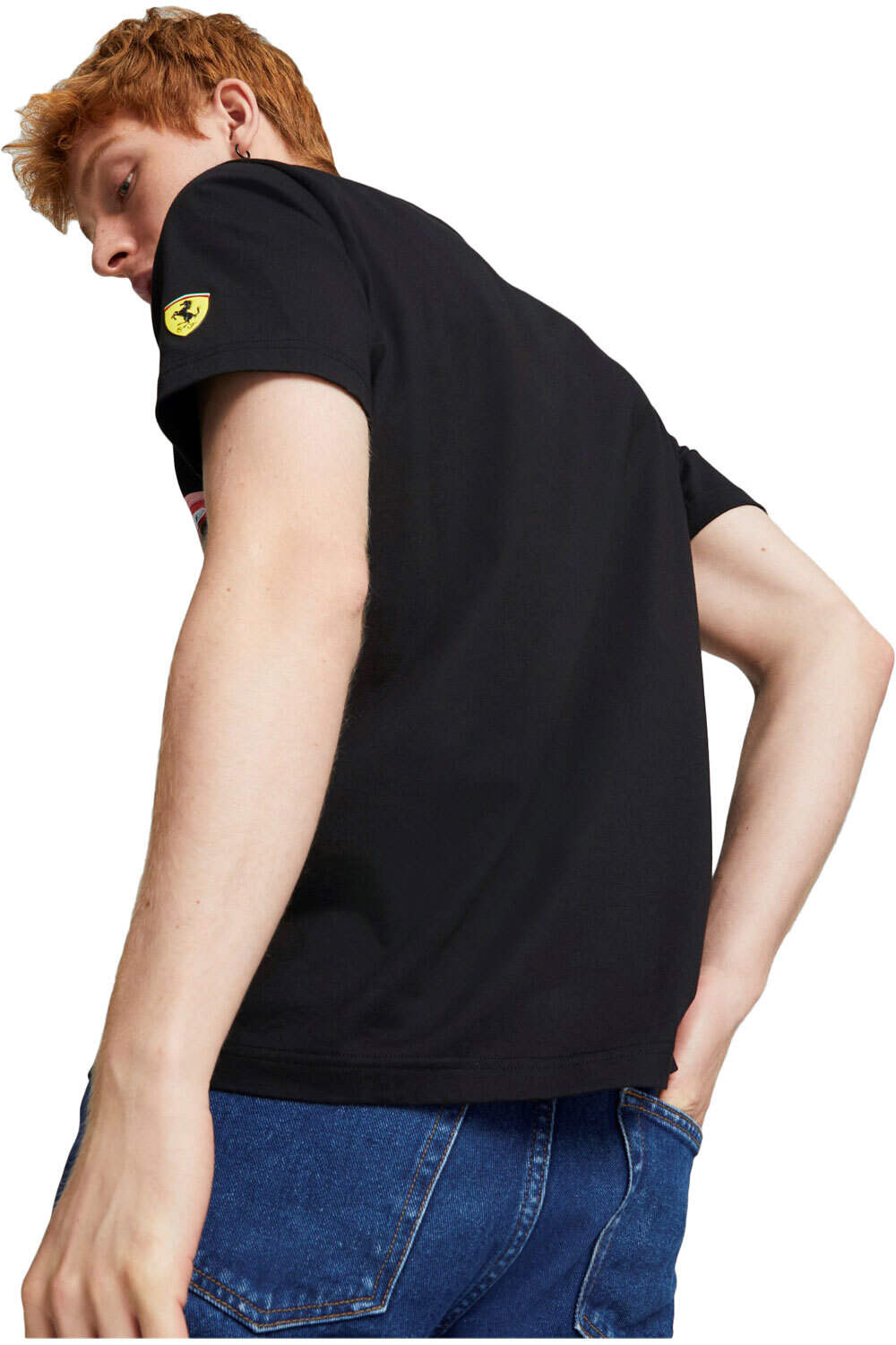 Puma camiseta manga corta hombre Puma Ferrari Race Heritag vista trasera Puma camiseta manga corta hombre Puma Ferrari Race Heritag vista trasera