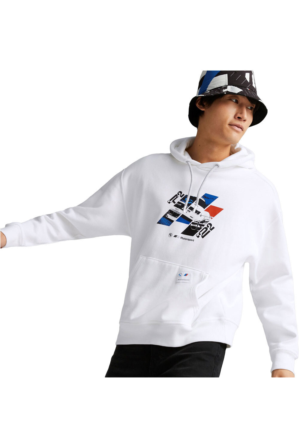 Puma sudadera hombre Puma BMW MMS GRAPHIC M HO vista frontal Puma sudadera hombre Puma BMW MMS GRAPHIC M HO vista frontal