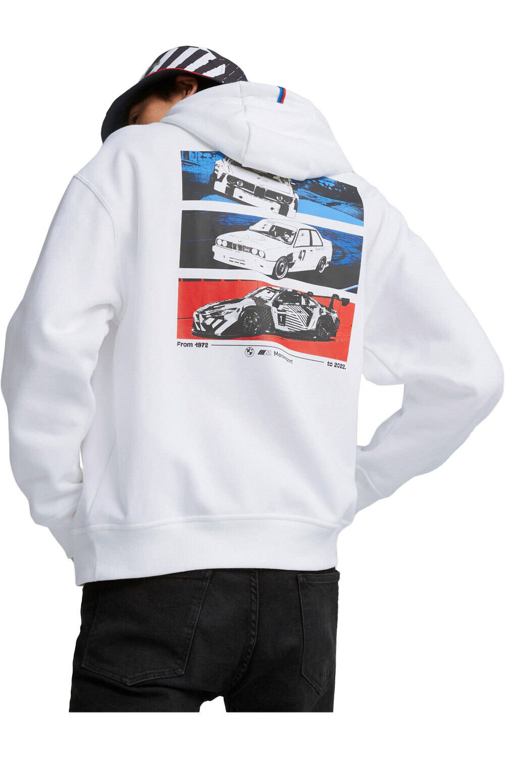 Puma sudadera hombre Puma BMW MMS GRAPHIC M HO vista trasera Puma sudadera hombre Puma BMW MMS GRAPHIC M HO vista trasera