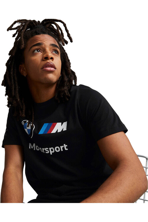 PUMA BMW MMS ESS LOGO TEE negro