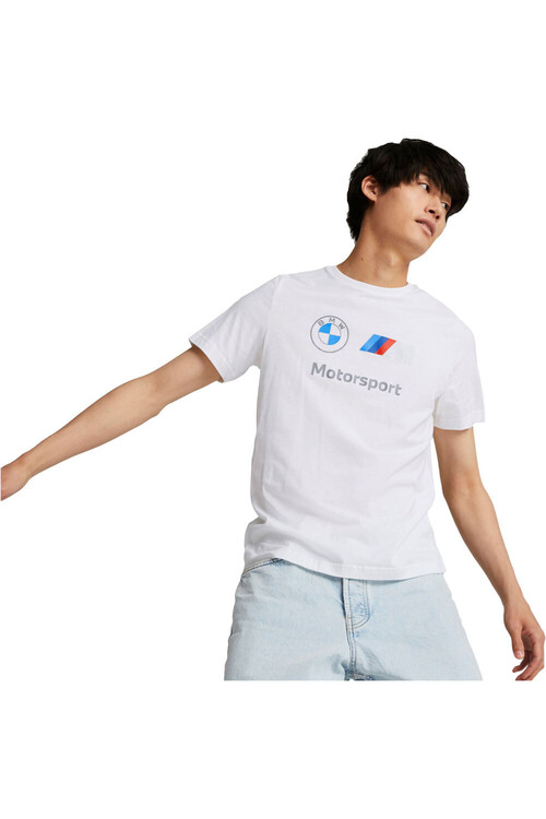 PUMA BMW MMS ESS LOGO TEE blanco