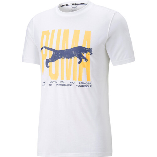 PUMA BOX OUT SS TEE 2 blanco