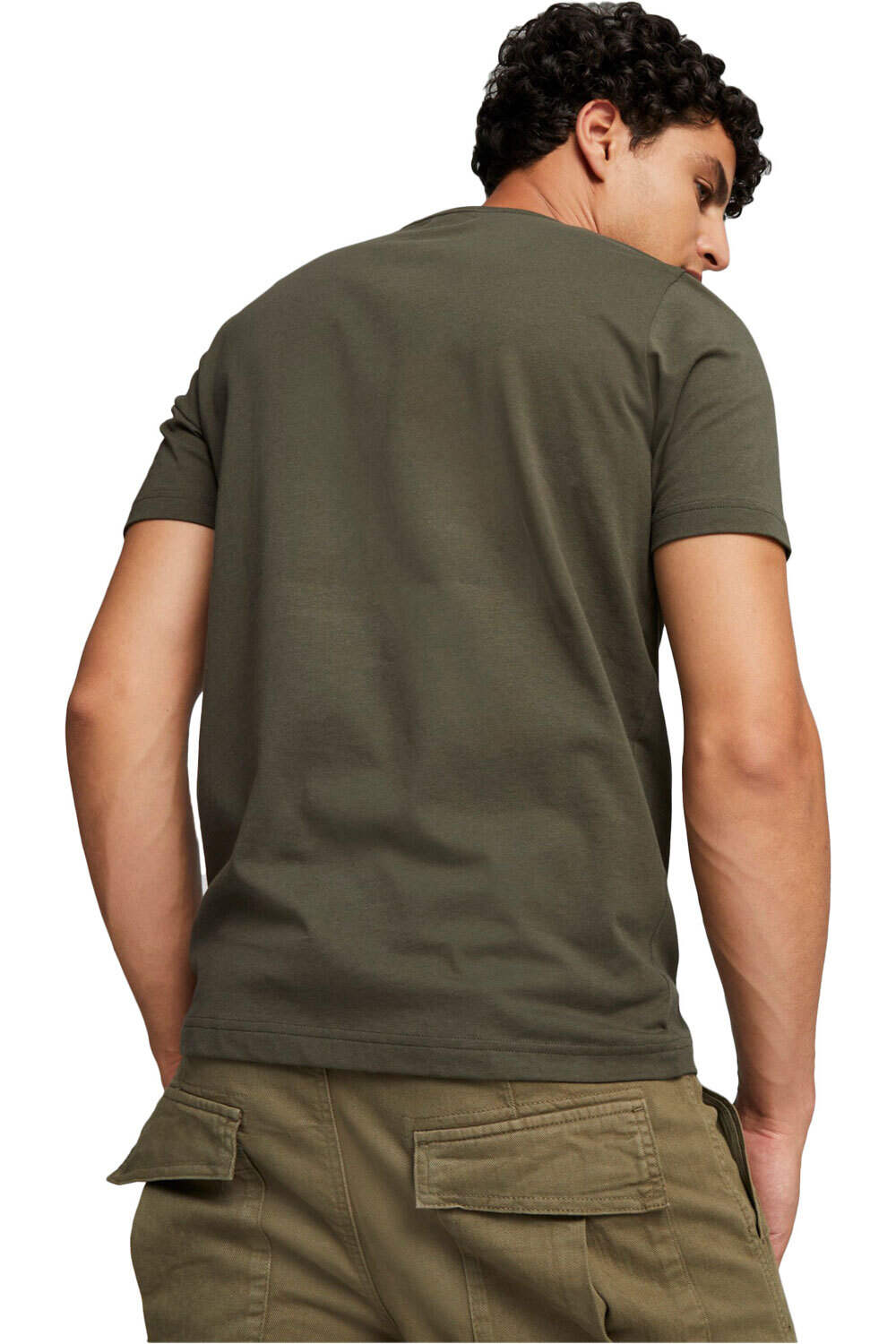 Puma camiseta manga corta hombre Puma ESS+ 2 Col Logo Tee vista trasera Puma camiseta manga corta hombre Puma ESS+ 2 Col Logo Tee vista trasera