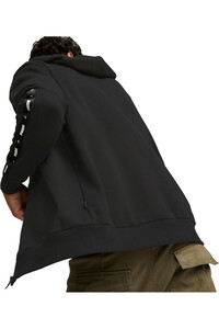 Puma sudadera hombre Puma ESS+ Tape Full-Zip H vista trasera Puma sudadera hombre Puma ESS+ Tape Full-Zip H vista trasera
