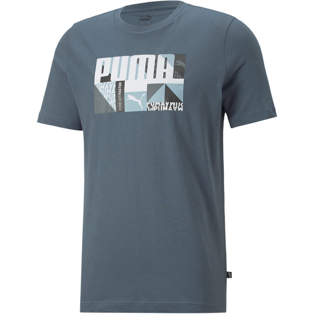 Puma camiseta manga corta hombre Puma Monogram Graphic Tee vista detalle Puma camiseta manga corta hombre Puma Monogram Graphic Tee vista detalle