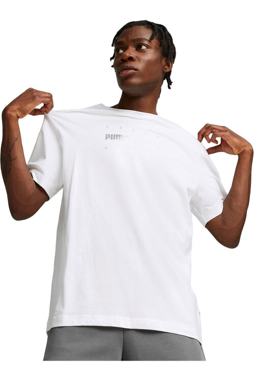 PUMA FOIL GRAPHIC TEE blanco