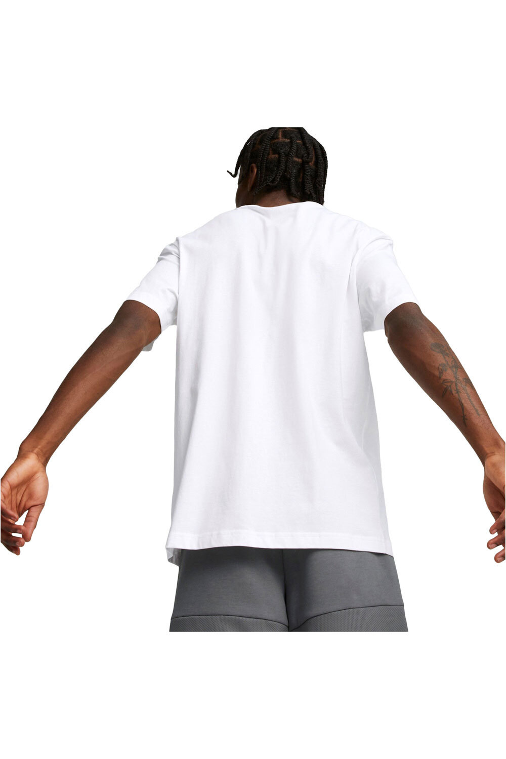 Puma camiseta manga corta hombre Puma Foil Graphic Tee vista trasera Puma camiseta manga corta hombre Puma Foil Graphic Tee vista trasera