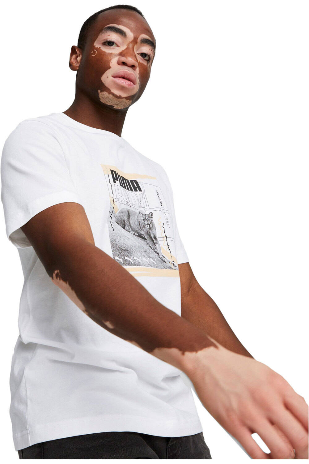 Puma camiseta manga corta hombre Puma PUMA Art Graphic Tee vista frontal Puma camiseta manga corta hombre Puma PUMA Art Graphic Tee vista frontal