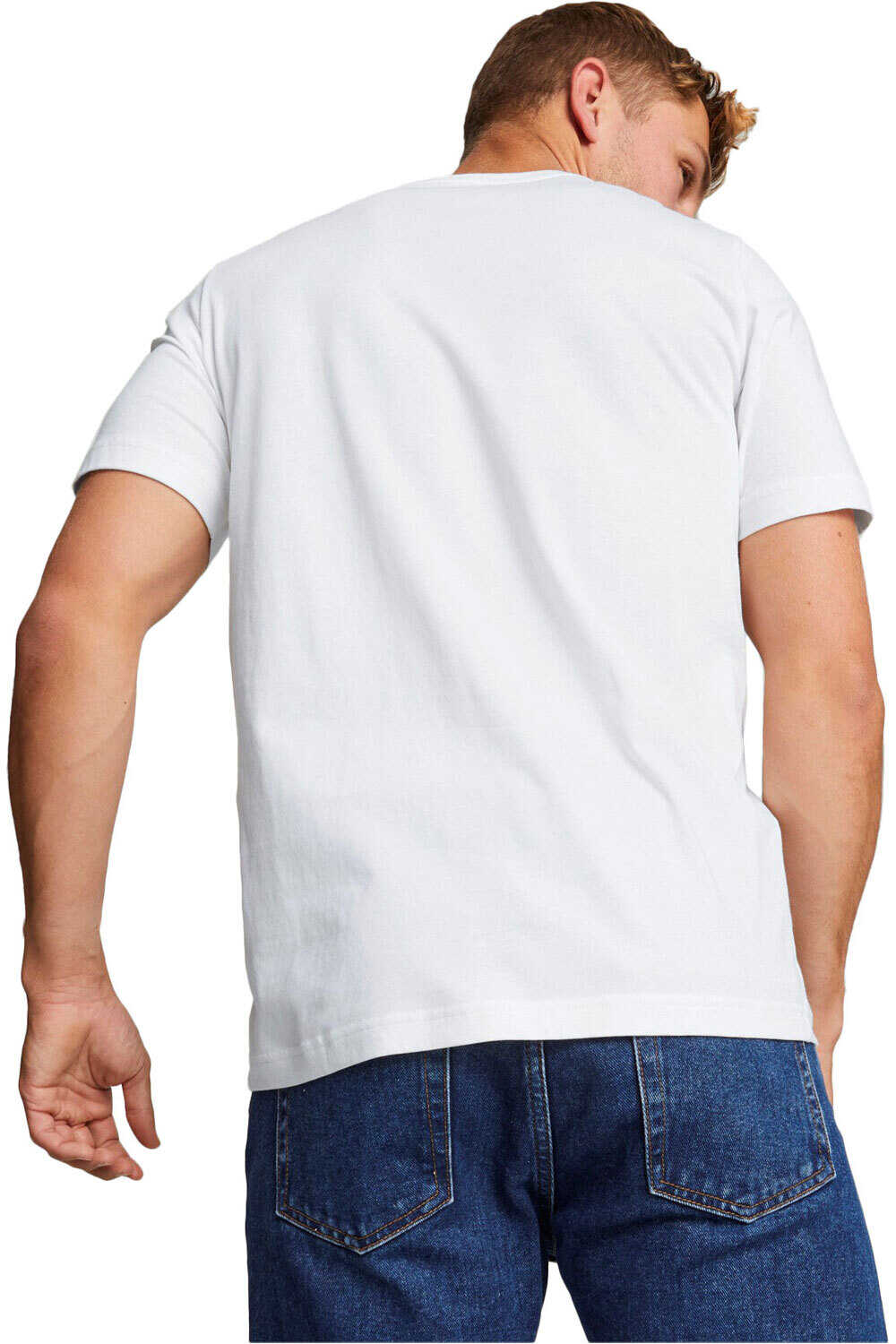 Puma camiseta manga corta hombre Puma Reflective Graphic T vista trasera Puma camiseta manga corta hombre Puma Reflective Graphic T vista trasera