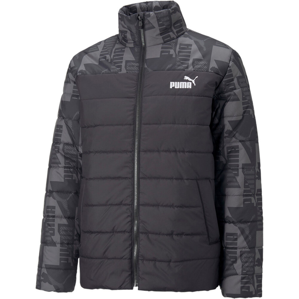 Puma sudadera hombre Puma ESS+ Padded AOP Jack vista detalle Puma sudadera hombre Puma ESS+ Padded AOP Jack vista detalle