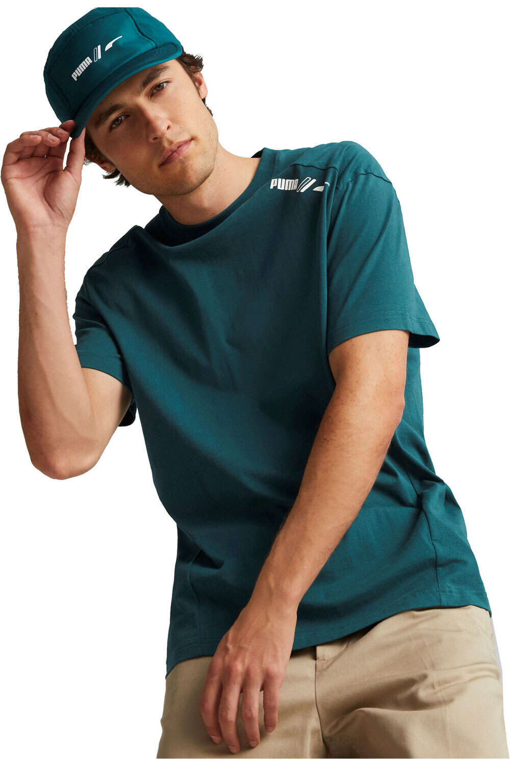 Puma camiseta manga corta hombre Puma RAD/CAL Tee vista frontal Puma camiseta manga corta hombre Puma RAD/CAL Tee vista frontal